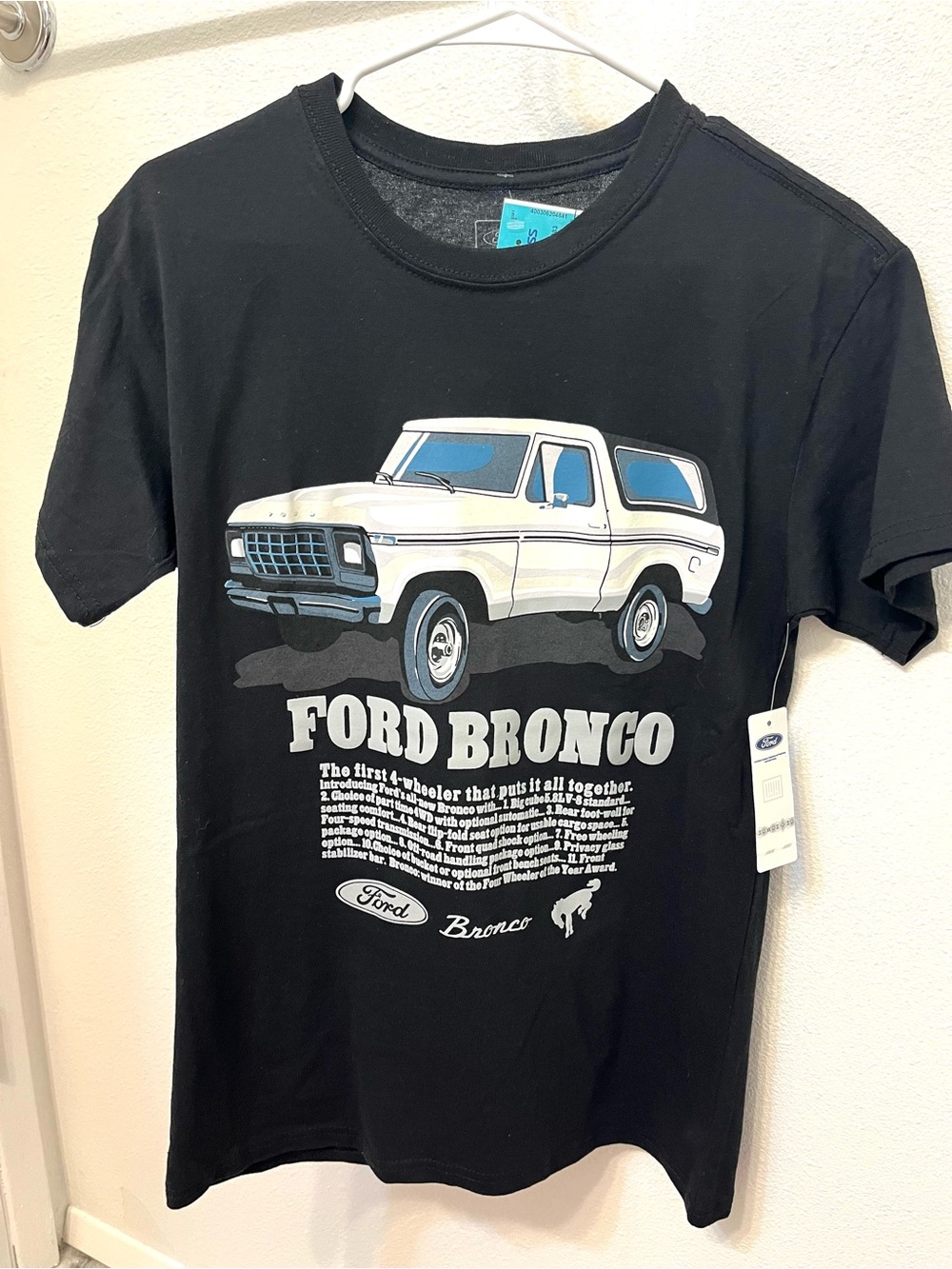 Ford Bronco Men's Black Graphic Tee